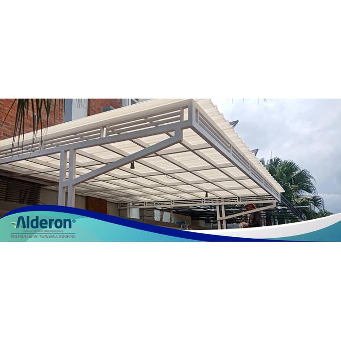 Atap Translucent Jual Alderon 830 White Translucent / Semi Transparan Atap UPVC ...