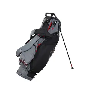 Tas golf stand bag Sun Mountain 14 way Black nickel red