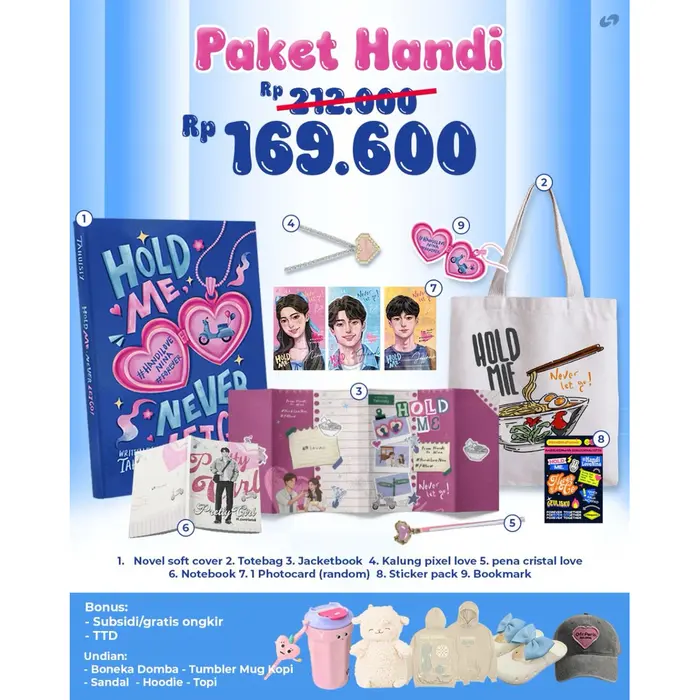 Gambar PRE ORDER - Buku Novel - Hold Me Never Let Go - Tahuisiy - Skuad - Bumifiksi dari BumifiksiJogjakarta Kab. Sleman 5 Tokopedia