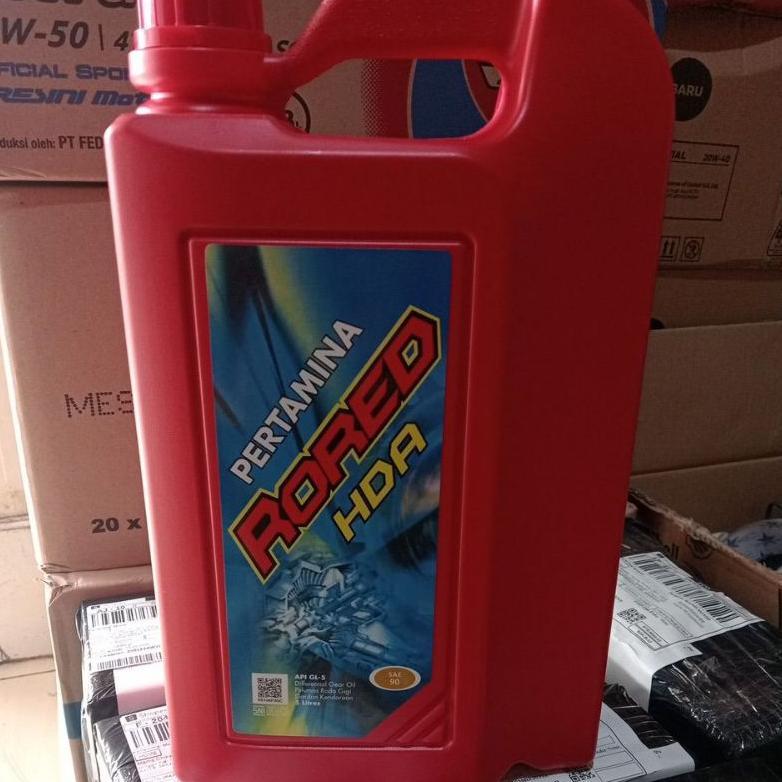 Rored Rda 90 BARU!!! oli mesin Rored HDA SAE 90 4ltr - Shop | Tokopedia