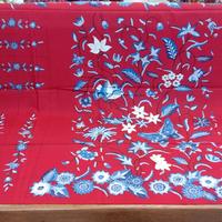 Gambar kain batik tulis pola khusus Hem laki"motif macan dasar warna marun dari Keisha Batik Cirebon Kota Administrasi Jakarta Pusat 3 Tokopedia