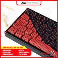 Gambar CONTOUR SERIES 60% - 68% RED - KEYCAP - KEYCAPS - CHERRY - SIDE PRINT - DOUBLE SHOT - AXE MECHANICALS dari Rumah-Keyboard Kota Administrasi Jakarta Barat 2 Tokopedia