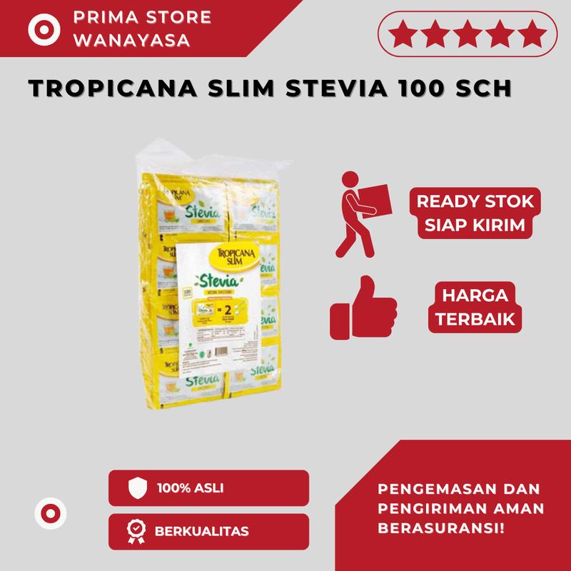 Tropicana Slim Sweetener Stevia 180 gram (100 sachet) 0