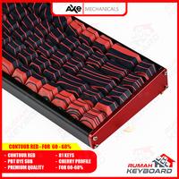 Gambar CONTOUR SERIES 60% - 68% RED - KEYCAP - KEYCAPS - CHERRY - SIDE PRINT - DOUBLE SHOT - AXE MECHANICALS dari Rumah-Keyboard Kota Administrasi Jakarta Barat 5 Tokopedia