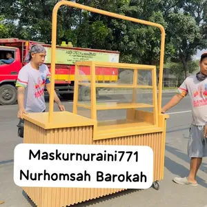 BOOTH BAZAR PORTABLE , GEROBAK PORTABLE , BOOTH PORTABLE