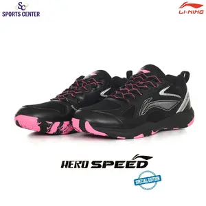 New Special Color Sepatu Badminton Lining Aero Speed AYTU029 Black / Silver