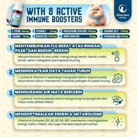 Gambar Olive Care Vitamin Obat Kucing BLUE TREE Cold & Flu dengan 8 Bahan Aktif Immune Booster untuk Mengatasi Sakit Flu & Pilek Berat, Hidung Tersumbat, Bersin-Bersin, Mata Berair, Basmi Bakteri dan Virus, Tingkatkan Sistem Imun/Daya Tahan Tubuh dari Olive Care_NEW Kota Tangerang 5 Tokopedia