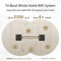 Gambar ASUS ZenWiFi AX Whole-Home Tri-Band Mesh WiFi 6 System (XT8) V2 - 1 Pack White, Coverage up to 5,500 sq.ft or 6+Rooms, 6.6Gbps, WiFi, 3 SSIDs, Extendable router and Parental Controls, 2.5G Port dari ASUS COMPONENT Kota Administrasi Jakarta Pusat 4 Tokopedia