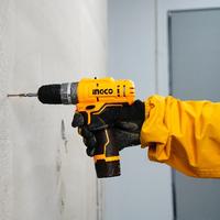 Gambar INGCO 12V Bor Impact Cordless 2 Kecepatan dengan 1 Pcs Bit Cr-V 65mm, 3 Pcs Mata Bor Masonry, dan 2 Pcs Paket Baterai 1.5Ah untuk Pengencangan dan Pengeboran - Model CIDLI12202 dari INGCO INDONESIA Kota Administrasi Jakarta Pusat 4 Tokopedia