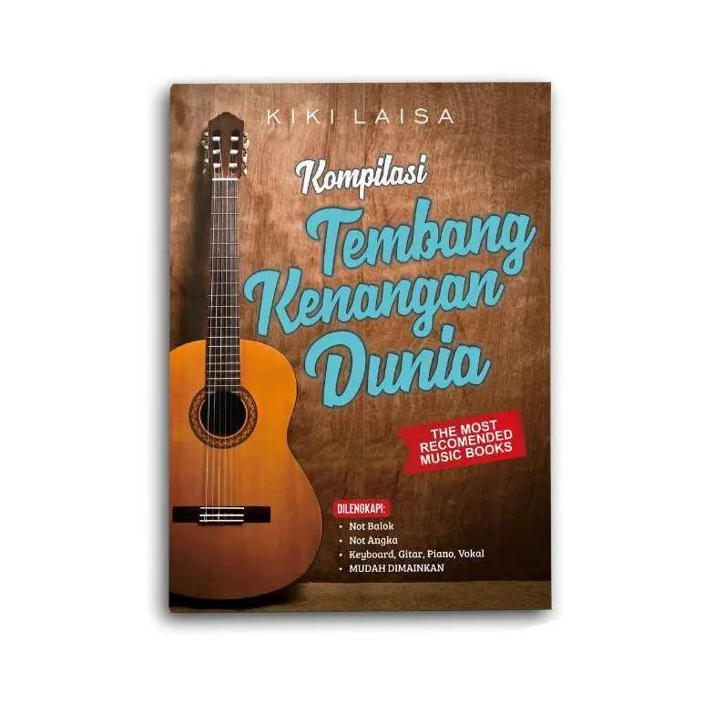 Yanita Buku Musik dan Lagu Kompilasi Tembang Kenangan Dunia Partitur Not Balok dan Angka Bisa Dimainkan Dengan Piano, Keyboard Maupun Gitar