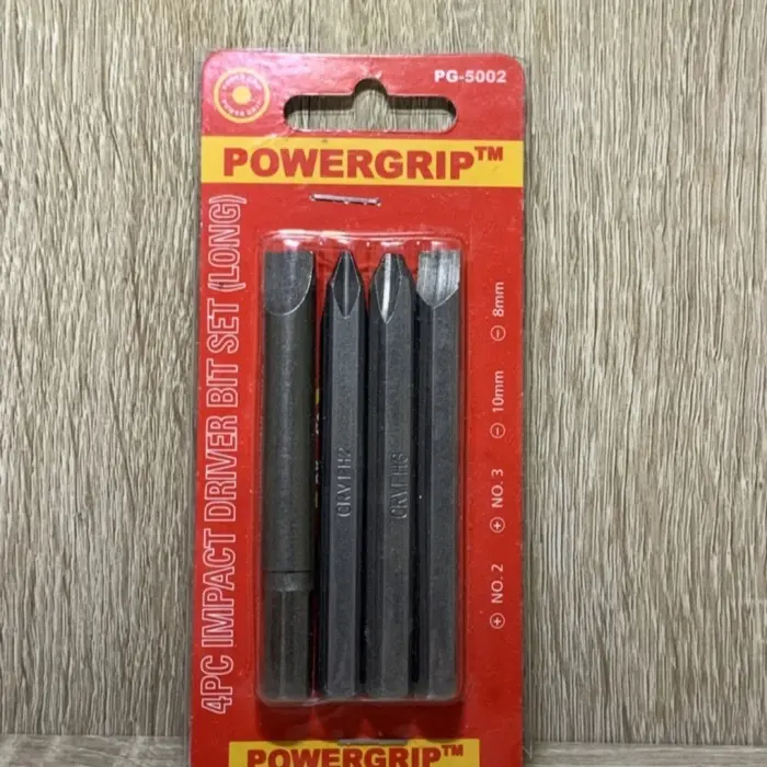 MATA OBENG KETOK SET MATA OBENG GEDOR SET 4 PCS POWERGRIP
