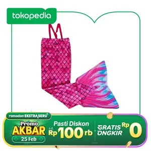 Kostum Mermaid Baju Renang Putri Duyung Karakter Maya Pink