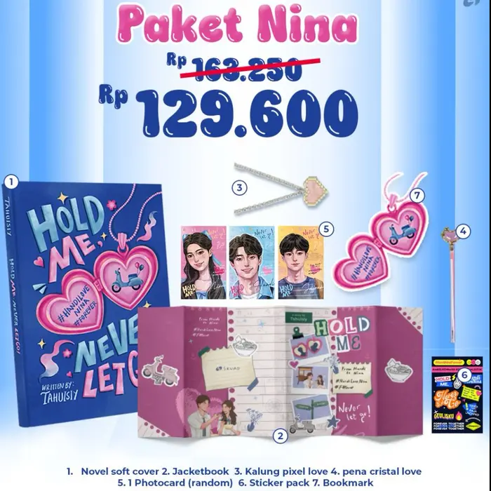 Gambar Buku Novel - Hold Me Never Let Go - Tahuisiy - Squad - Bumifiksi dari bumifiksijakarta Jakarta Selatan 5 Tokopedia
