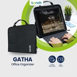 Torch Ghata Office Organizer Tas Ipad Stand Tablet Case Water Repellent