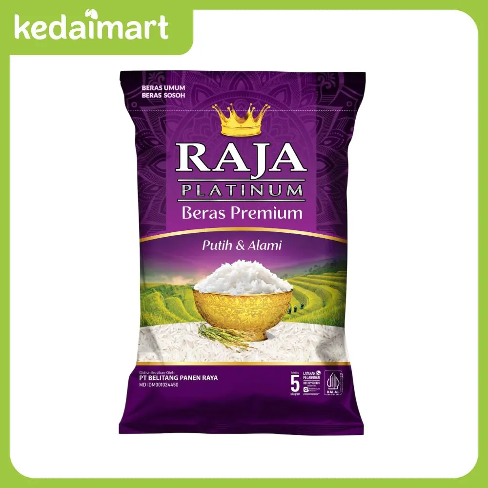 Beras Raja Platinum Kemasan 5 Kg