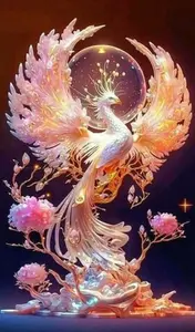 Tergacor Poster Cetak BURUNG PHOENIX Ukuran JUMBO 70x100cm DAN 100x150cm/Hiasan Dinding/Lukisan Cetak/TANPA BINGKAI Terbaik