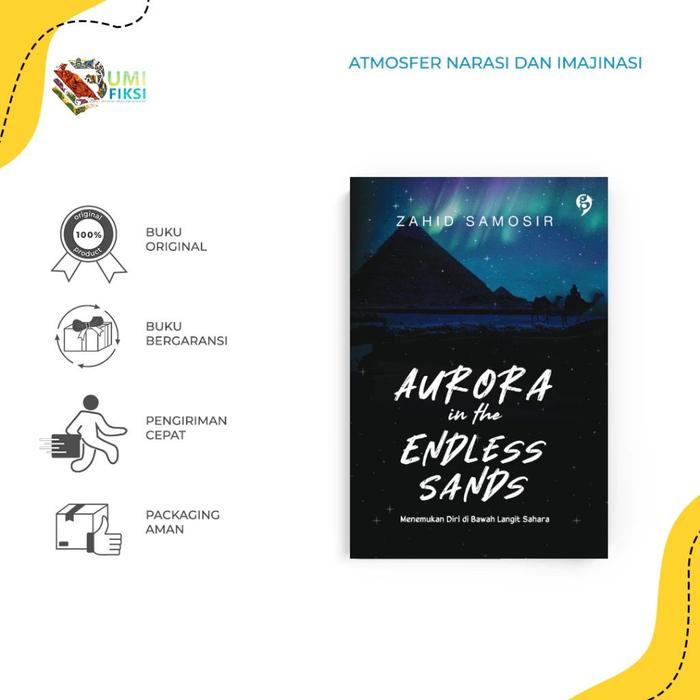 Gambar Buku Novel - Aurora In The Endless Sands - Zahid Samosir - GagasMedia dari bumifiksijakarta Jakarta Selatan Tokopedia