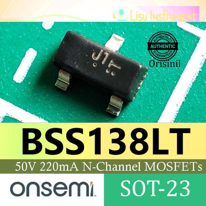 Jual BSS138LT J1 50V 200mA N-Channel MOSFET BSS138 SOT-23 onsemi ...