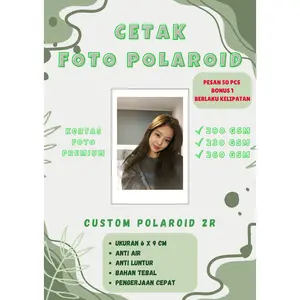 Cetak Foto Polaroid 2R Glossy