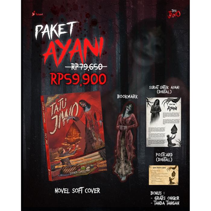 Gambar Buku Novel Horor Tatu Jiwo - Steven Christiano - Tekad - Bumifiksi dari bumifiksijakarta Jakarta Selatan 4 Tokopedia