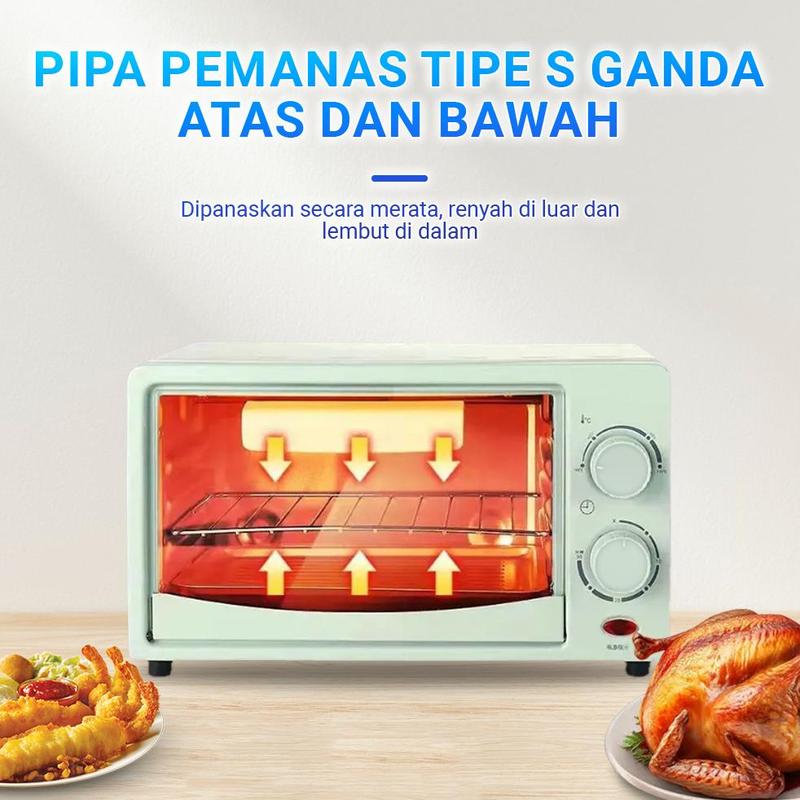 Oven Listrik Elektrik 640 Watt 12L Super Cantik Multifungsi 6