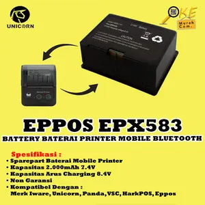Baterai Battery Mobile Printer Thermal Bluetooth ⁠Eppos EPX583 / EP-X583 / EP X583