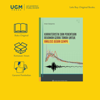 Gambar Buku Karakteristik dan Penentuan Rekaman Gerak Tanah untuk Analisis Beban Gempa dari UGM PRESS Kab. Sleman 1 Tokopedia