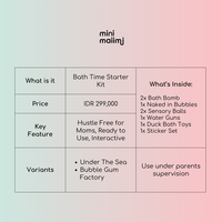 Gambar Mini Maiimi - Bath Time Starter Kit | Mainan Mandi | Bath Bomb | Sabun Mandi - BubbleGum Kit dari Mini Maiimi Kota Administrasi Jakarta Selatan 3 Tokopedia
