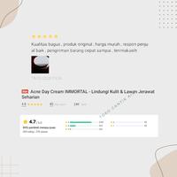 Gambar Immortal Acne Day Cream -- Tabir Surya untuk Kulit Berjerawat SPF 30 dari Toko Cantik Aisa Kota Semarang 4 Tokopedia
