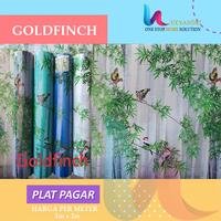 Gambar Plat Pagar Fiber Plastik Penutup Pagar Goldfinch Motif Bambu Burung - Hitam dari Lucyandri Official Kab. Tangerang 5 Tokopedia