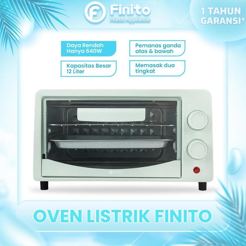 Oven Listrik Elektrik 640 Watt 12L Super Cantik Multifungsi 2