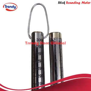 Stick Sounding Stainless Steel 2 Meter - Alat Ukur Ketinggian Tangki BBM dengan Skala CM & MM - Tanpa Sambungan Langsung - Cocok untuk SPBU & Industri Perminyakan