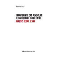 Gambar Buku Karakteristik dan Penentuan Rekaman Gerak Tanah untuk Analisis Beban Gempa dari UGM PRESS Kab. Sleman 4 Tokopedia