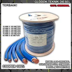 KABEL LAS 50mm FULL TEMBAGA WELDING CABLE 50 mm FULL COPPER WIRE ORI