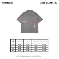 Gambar Madless | Kemeja Lengan Pendek Stripe Boxy | Crop | Stripe Maroon - M dari Madlesswear_NEW Kab. Tangerang 3 Tokopedia