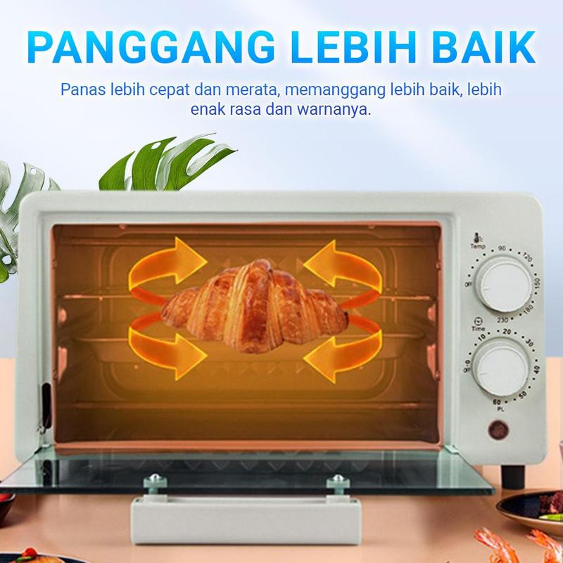 Oven Listrik Elektrik 640 Watt 12L Super Cantik Multifungsi 3