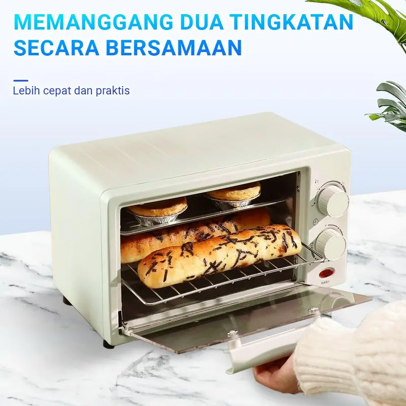 Oven Listrik Elektrik 640 Watt 12L Super Cantik Multifungsi 0