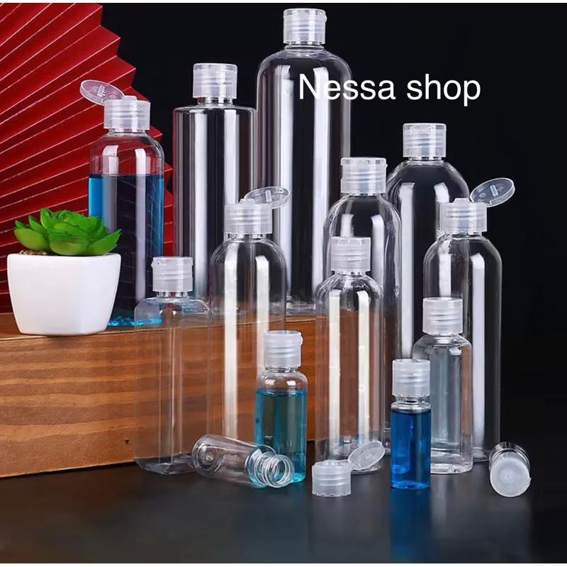 Botol Travel Flip Plastik PET 20,30,60,100,250 ml