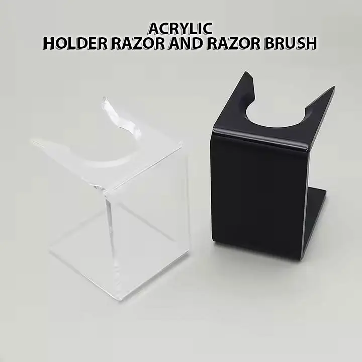 Acrylic Shaving Brush Stand Multipurpose Holder Sikat Cukuran Akrilik Serbaguna AS107