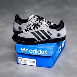adidas gazelle silver green womens Adidas Samba Green x Stussy  OKAMS CI