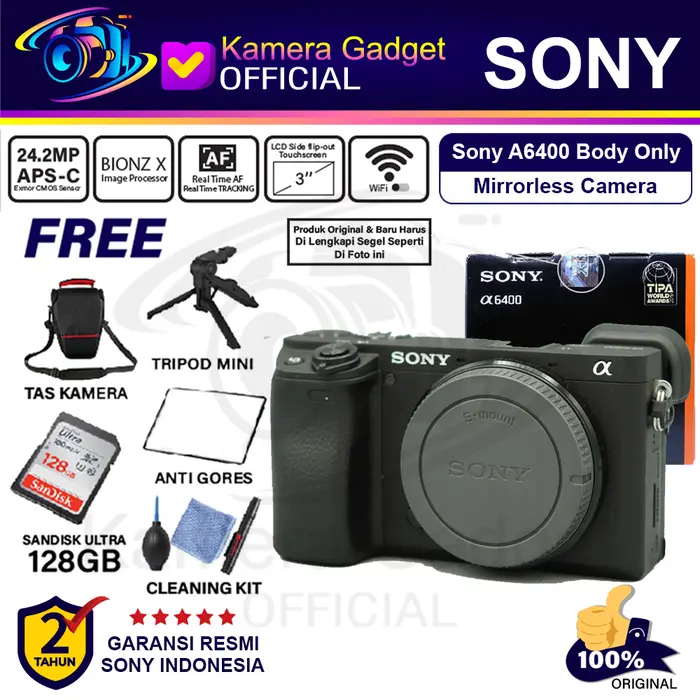 Gambar Sony Alpha A6400 + Sony E PZ 18-105mm F4 G OSS Lens Mirrorless dari Kamera Gadget Official Kota Administrasi Jakarta Pusat 5 Tokopedia