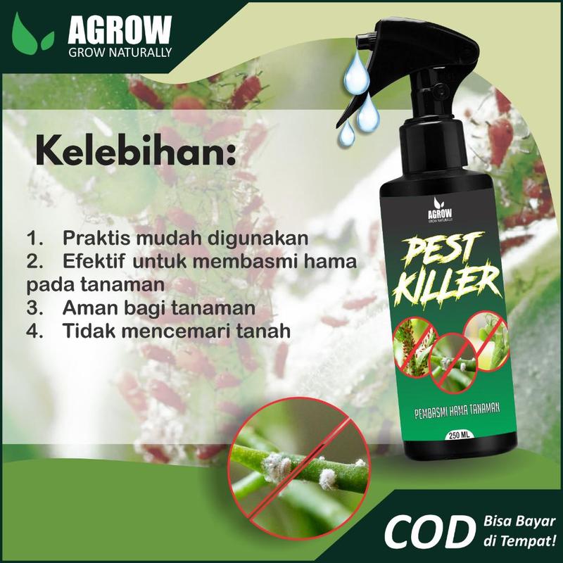 Insektisida Pembasmi Hama Tanaman Siap Pakai Fungisida Tanaman Hias Pencegah Kutu Putih, Ulat, Semut, Jamur, Kumbang Daun Obat Wereng 500 ml 4