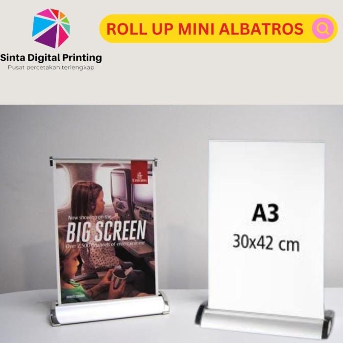 Gambar Roll Up Mini A3 Bahan Albatros dari Sinta Digital Printing Kab. Tangerang Tokopedia