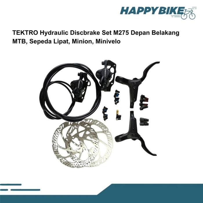 Gambar FRONT HYDRAULIC DISC BRAKE SET TEKTRO M275 dari Happy Bike Kota Administrasi Jakarta Selatan Tokopedia