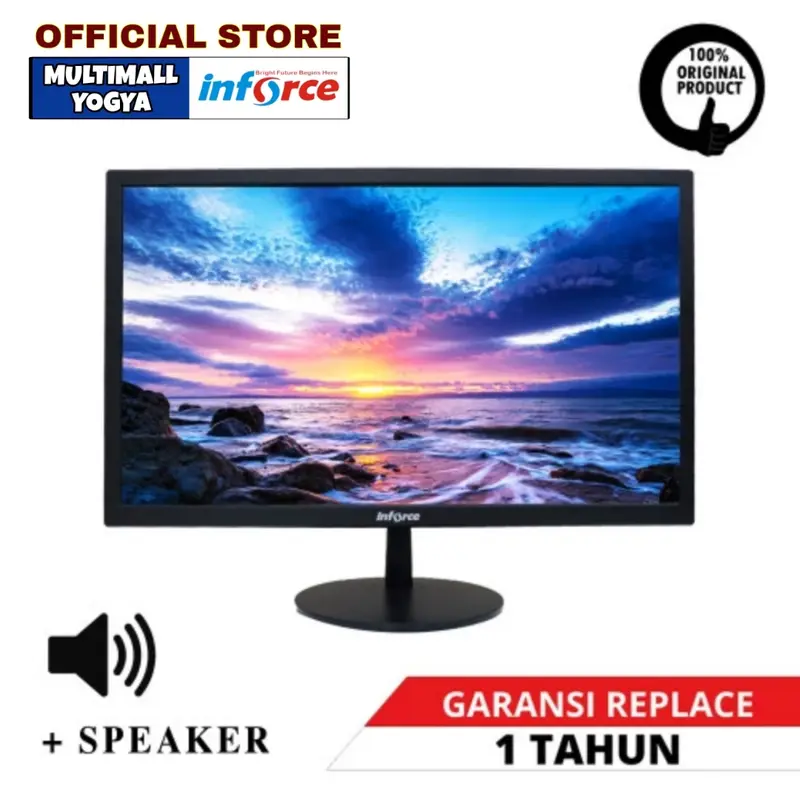 Inforce Monitor 2400AT 24" HDMI + VGA Full HD 75Hz 5ms Speaker 1