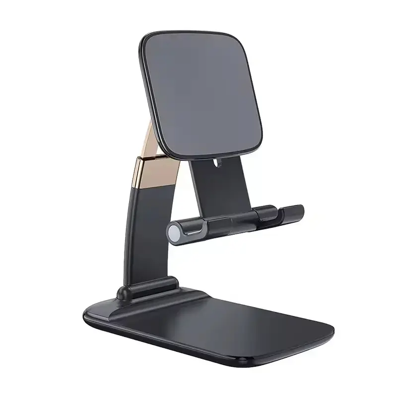 Foldable Lift Mobile Phone Holder Tablet Folding Desktop Stand Hp Lipat