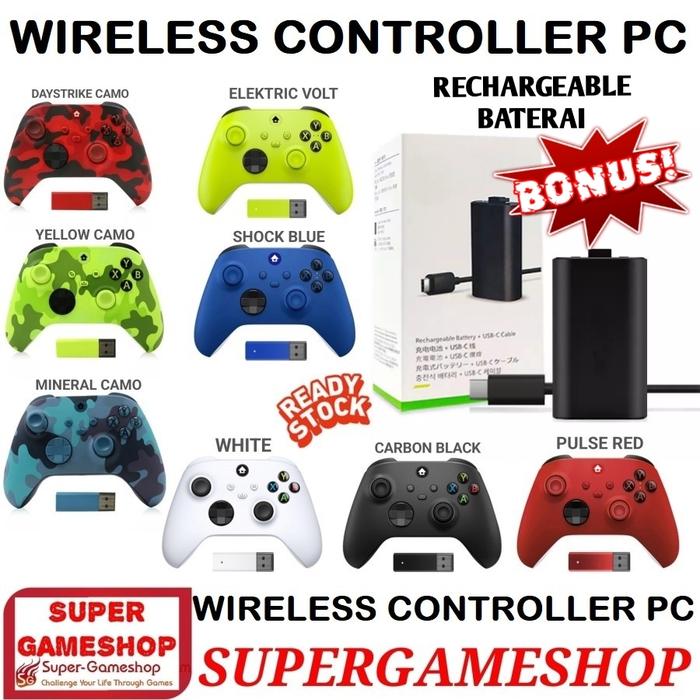 Gambar Stik Xbox Series X S XBOX One Wireless Controller XBOX Dongle Adapter - Carbon Black dari Super-Gameshop.id Kota Administrasi Jakarta Pusat Tokopedia