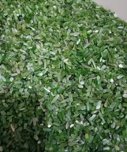 Batu Natural Green Jade Giok Chips Gravel 3-5mm Paket 100 Grams