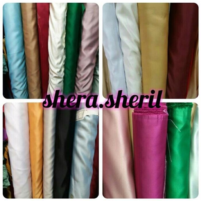 Gambar Kain Satin Bridal / Kain Satin Bridal Duchess / Bahan Bridal Duches dari shera.sheril textile Kota Administrasi Jakarta Pusat Tokopedia