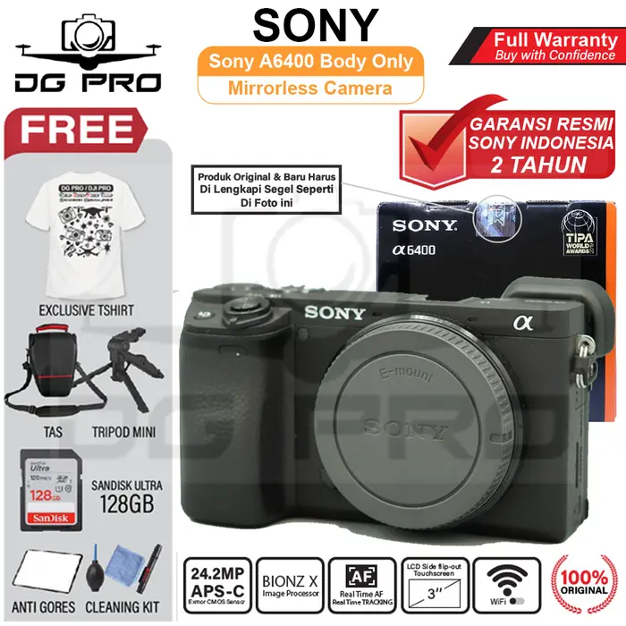 Gambar Sony Alpha A6400 + Sony E PZ 18-105mm F4 G OSS Lens Mirrorless Camera dari DG PRO KAMERA Kota Administrasi Jakarta Pusat 4 Tokopedia